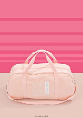 Lorna Jane Frauen 1989 Leinwand -Duffle -Tasche blasser Pfirsich Zubehör 4ZTZ42284 Lorna Jane Pants