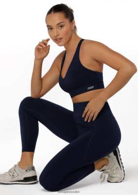 Lorna Jane Frauen Amy Phone Pocket Spuckle Biter Tech Leggings Französische Marine Kleidung 4ZTZ42391 Lorna Jane Österreich