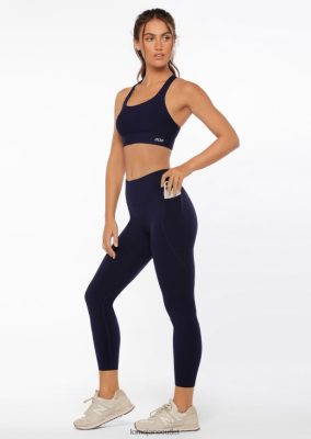 Lorna Jane Frauen Amy Phone Pocket Tech Knöchel Biter Leggings Französische Marine Kleidung 4ZTZ42142 Lorna Jane Österreich