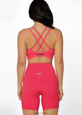 Lorna Jane Frauen Cool Touch Mond Sport Bra Neon -Himbeere Kleidung 4ZTZ42193 Lorna Jane Österreich