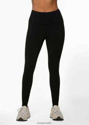 Lorna Jane Frauen Den ganzen Tag Lotus Thermal kein Chafe in voller Länge Leggings Schwarz Kleidung 4ZTZ42103 Lorna Jane Österreich