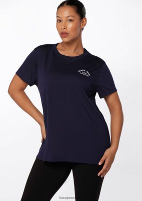 Lorna Jane Frauen Lotus T-Shirt Französische Marine Kleidung 4ZTZ42436 Lorna Jane Österreich