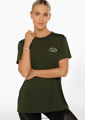 Lorna Jane Frauen Lotus T-Shirt Luxusgrün Kleidung 4ZTZ4229 Lorna Jane Pants