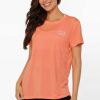 Lorna Jane Frauen Lotus T-Shirt Sonnenuntergang Orange Kleidung 4ZTZ42277 Lorna Jane Österreich
