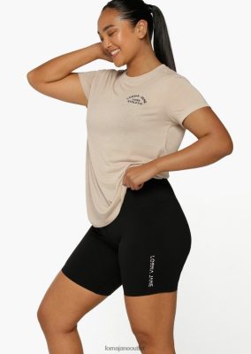 Lorna Jane Frauen Lotus T-Shirt cremefarben Kleidung 4ZTZ42348 Lorna Jane Bra