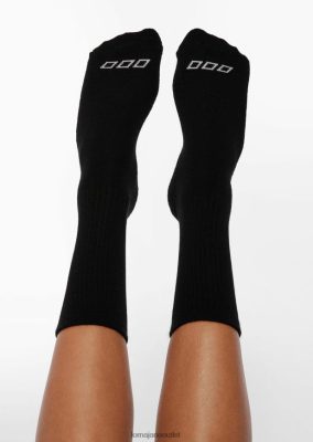 Lorna Jane Frauen Merino Wollmischung Viertel Crew Sock Schwarz Zubehör 4ZTZ4241 Lorna Jane Pants