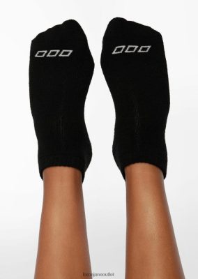 Lorna Jane Frauen Merinowollmischung Icon Pilates Sock Schwarz Zubehör 4ZTZ4240 Lorna Jane Österreich