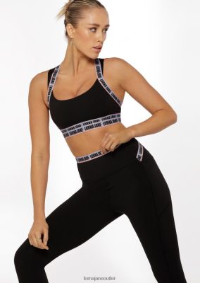 Lorna Jane Frauen Metaverse -Recycling -Sport -BH Schwarz Kleidung 4ZTZ42218 Lorna Jane Pants