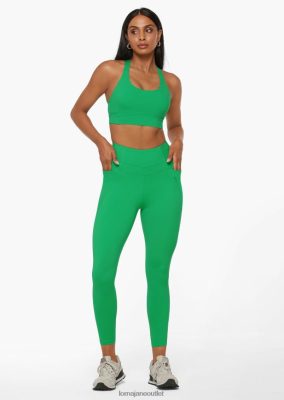 Lorna Jane Frauen Reißverschlusspocket Recycelte Magenstütze Stuhlbitter -Leggings Mojito Kleidung 4ZTZ42144 Lorna Jane Bra