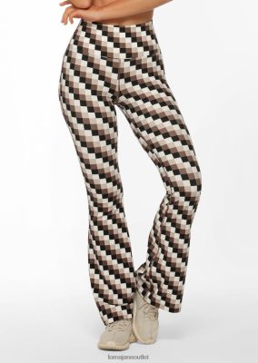 Lorna Jane Frauen Retro prüfen gerippte Fackeln Retro Check -Druck Kleidung 4ZTZ42138 Lorna Jane Bra