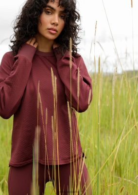 Lorna Jane Frauen Schweiß aufwärmen kastanienbraun Kleidung 4ZTZ4236 Lorna Jane Bra