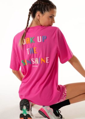 Lorna Jane Frauen Selbstliebe entspanntes T -Shirt hellrosa Kleidung 4ZTZ42106 Lorna Jane Österreich