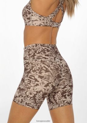 Lorna Jane Frauen Staubes Palmbike kurz staubiger Palmdruck Kleidung 4ZTZ42315 Lorna Jane Bra