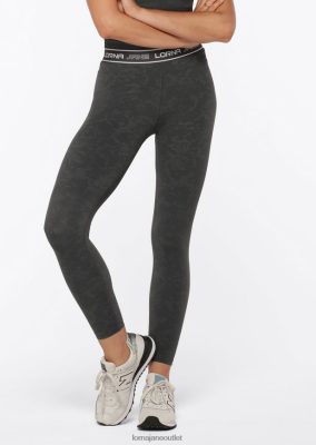 Lorna Jane Frauen Tempo -Knöchelbitter -Leggings gewaschener Titan Kleidung 4ZTZ42477 Lorna Jane Bra