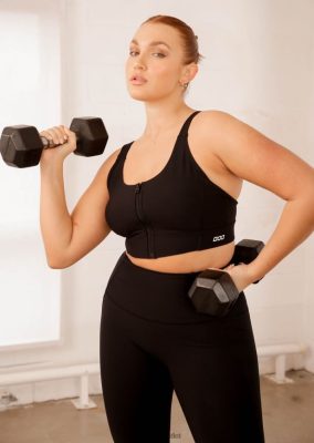Lorna Jane Frauen Ultimate Excel Sports BH Schwarz Kleidung 4ZTZ42463 Lorna Jane Österreich