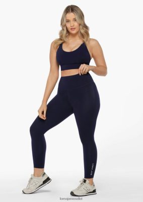 Lorna Jane Frauen lotus no Chafe Knöchelbitter -Leggings Französische Marine Kleidung 4ZTZ42124 Lorna Jane Österreich