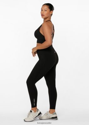 Lorna Jane Frauen lotus no Chafe in voller Länge Leggings Schwarz Kleidung 4ZTZ42458 Lorna Jane Pants